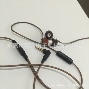 木质耳机定制生产商黑檀红檀木头OEM定制木质木头耳机NY-M014