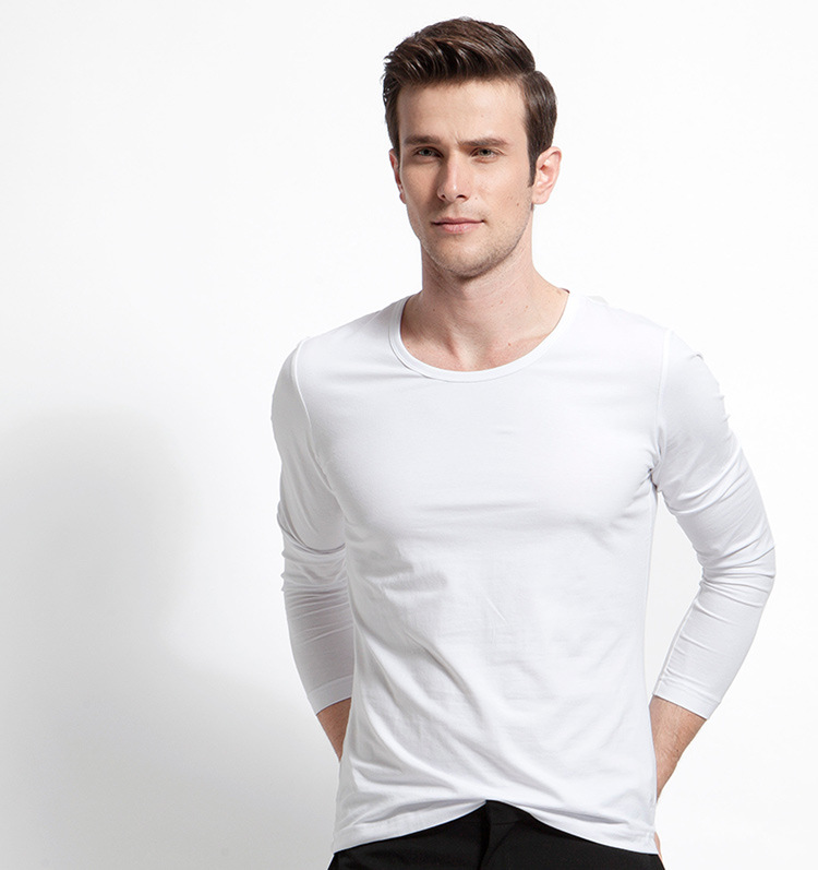 T-shirt homme en Modal - Ref 3439228 Image 7