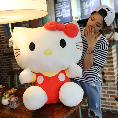 可爱kt猫hello kitty公仔儿童玩偶毛绒玩具 情人节抱枕女生礼物