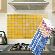 1384 khảm giả bếp sticker dầu nhôm tường nhiệt độ chống khói giấy dán sticker Nhãn dán tường