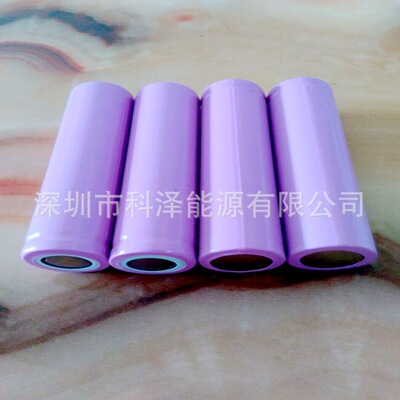 圆柱性锂电池18650 3.7v, 1200-2600mah-3350mah