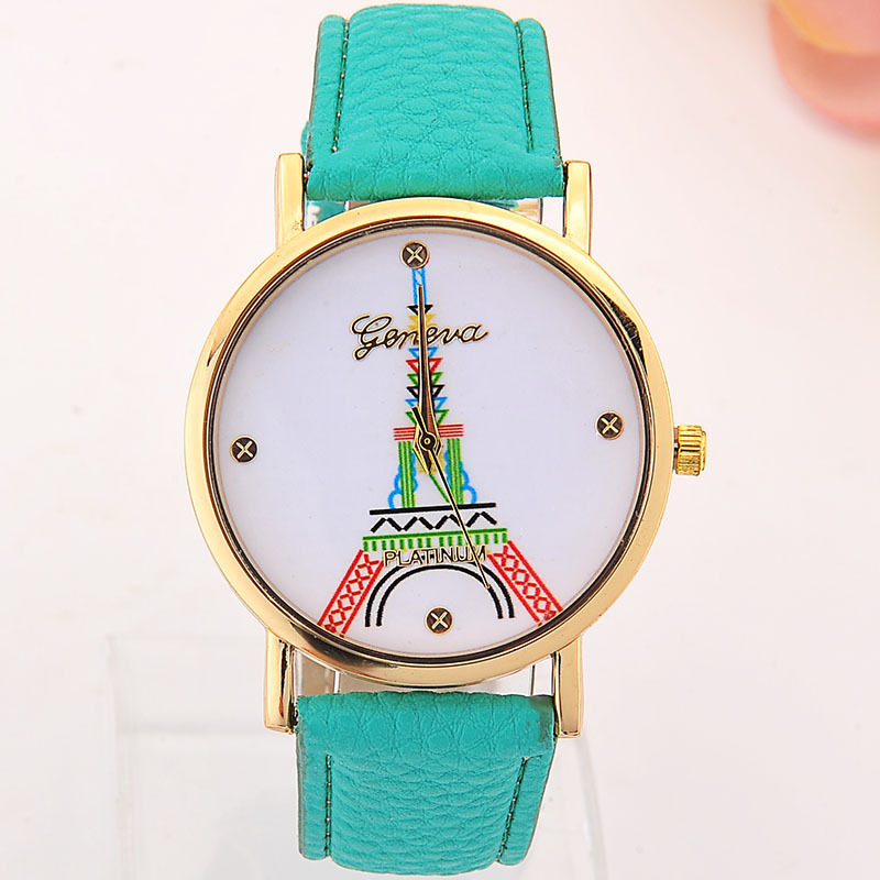 fashion Ordinary glass mirrorMen s watch (3 - white)NHMM2020-3 - white