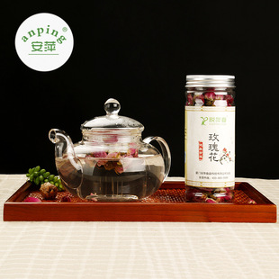 安萍福建优质纯天然的玫瑰花茶65g罐装 消除疲劳滋阴养容必备茶