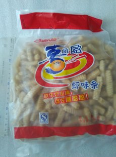  font color=red>喜盈盈 /font> 虾味条 虾条 膨化食品 净重一包130克