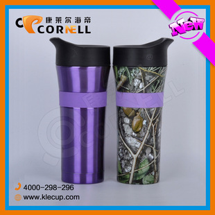 双层优质不锈钢随行杯 新款450ml水杯  外贸Mug可支持定制加工