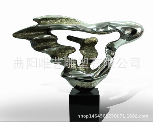 不锈钢工艺品 不锈钢抽象雕塑 纯手工不锈钢工艺品摆件