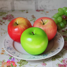 Mô phỏng trái cây bán buôn giả đỏ táo xanh táo mô hình trang trí nhiếp ảnh đạo cụ trang trí thủ công có thể được tùy chỉnh Trái cây mô phỏng