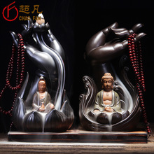 Như Lai Phật Guanyin lư hương phi thường lại hương gốm thủ công burner vận mệnh đêm tại chỗ Phong cách truyền thống
