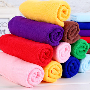 超细纤维毛巾厂-25*50-吸水不褪色-童巾-吸水强 美容干发巾批发