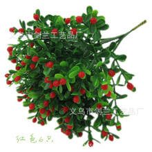 Bán buôn mô phỏng mini hoa giả cây xanh trồng trong chậu trang trí cây nhựa nhỏ hoa đơn Milan Nồi mô phỏng