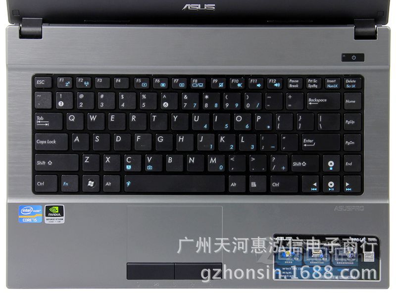 华硕笔记本键盘膜k40/50 a480/580 e402/502 14/15寸键盘硅胶罩