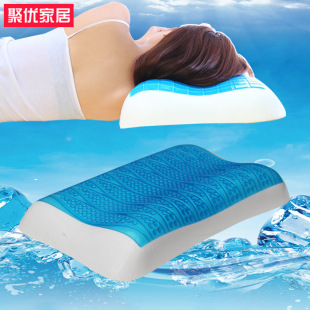 厂家批发凝胶枕 夏季清凉硅胶记忆枕 护颈椎保健枕 凝胶成人枕头
