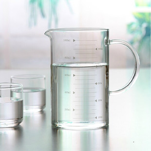 厂家直销 耐热玻璃刻度牛奶杯 量杯厨房烘焙杯 适用于微波炉