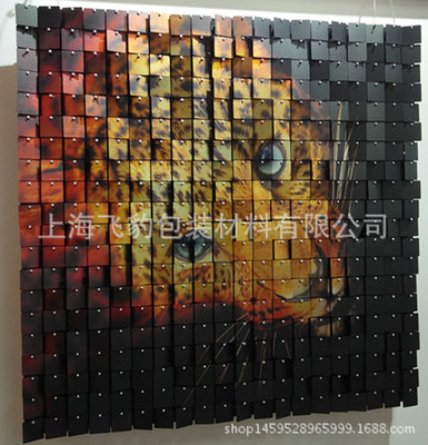 厂家直销广告挂片 闪亮风动板 pet 环保