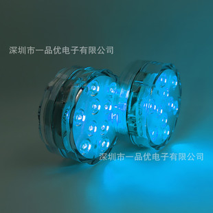 厂家直销LED遥控防水灯 大旋钮遥控灯  旋钮led潜水灯