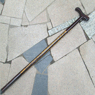 厂家直销 百寿拐杖 老人登山杖   木质工艺品 带寿字手杖