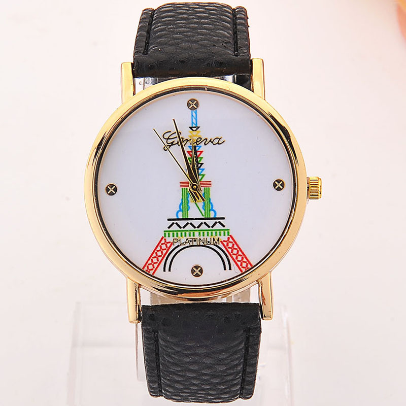 fashion Ordinary glass mirrorMen s watch (3 - white)NHMM2020-3 - white