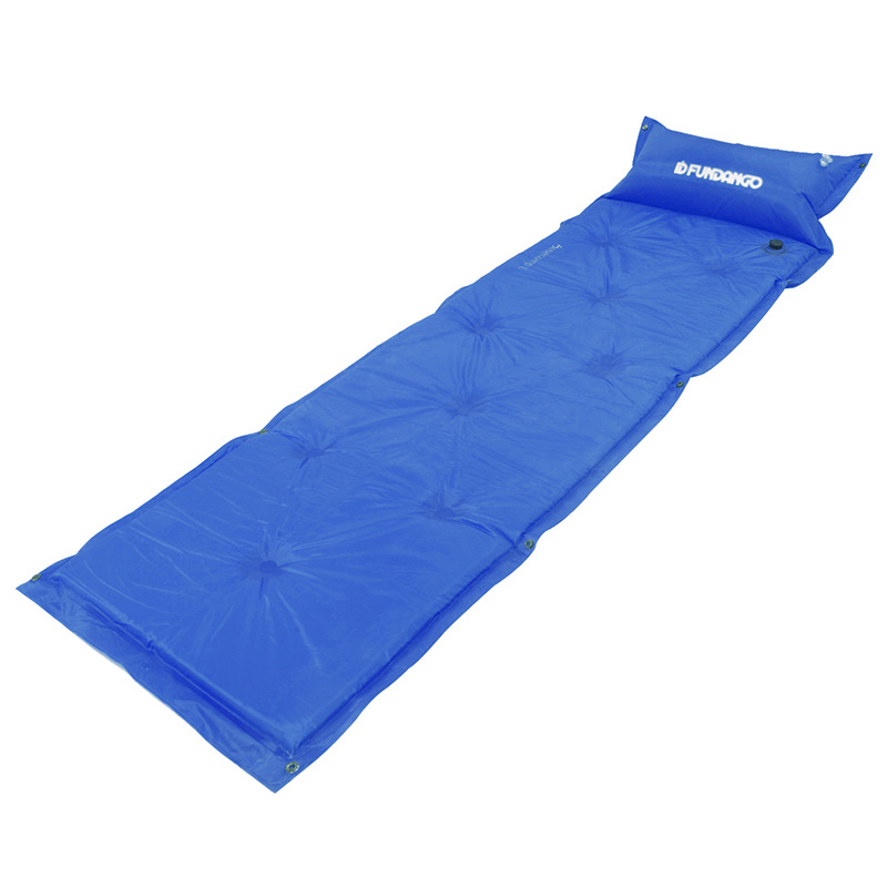 fundango 9m5001 快速收放气 可拼接 枕头 便携 防潮垫 睡垫 蓝色
