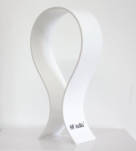 亚克力耳机展示架 亚克力头戴式耳机架 亚克力透明高档大耳机架