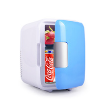 Quà tặng tủ lạnh mini ô tô 4L Tủ lạnh ngoài trời ký túc xá nhỏ Tủ lạnh nhà kép sử dụng tủ lạnh di động Tủ lạnh ô tô