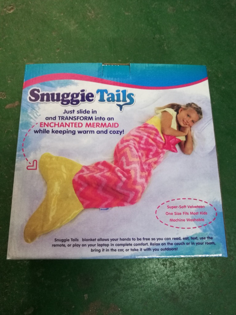 亚马逊ebay爆款 snuggie美人鱼电视毯 儿童美人鱼