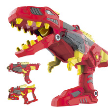 Đồ chơi khủng long trẻ em YIER đồ chơi súng điện âm thanh và ánh sáng biến dạng mô phỏng súng lục bé gái 3-4-6 tuổi Mô hình robot