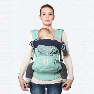 宝宝背巾新生婴儿背带抱带四季透气纯棉 小孩背袋抱袋 可一件代发