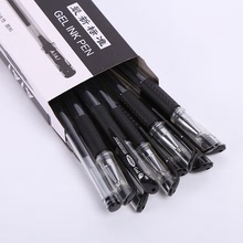 Nhà máy trực tiếp bút gel màu đen văn phòng cung cấp văn phòng sinh viên chữ ký bút nước bút bút 0,5mm Bút gel
