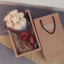 Bìa cứng 7 hộp quà tặng hoa xà lách Ngày của mẹ DIY quà tặng sáng tạo của công ty hoạt động khuyến mãi nóng mừng sinh nhật Sản phẩm hoa