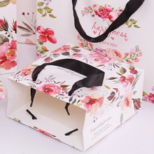 Phiên bản tiếng Hàn của giấy cưới cao cấp tùy chỉnh với túi giấy tay túi xách túi xách túi quần áo túi mua sắm Quần áo túi xách
