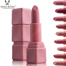 MISS ROSE Matte Lipstick Dễ dàng tô màu Son môi dễ dàng Trang điểm môi Son môi