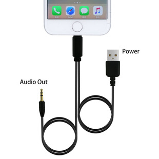 适用苹果手机2合1车载充电音频线 耳机转接线 支持iOS 10.3以上