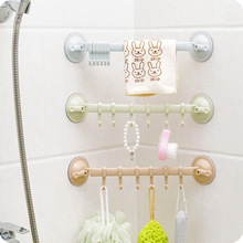 móc phòng tắm tường đơn giản mạnh Sucker dấu vết móc miễn phí móc móng tay phòng tắm nhà bếp sáng tạo tường Kệ