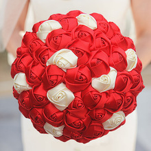 Dài hạn hoa cung cấp ruy băng handmade cưới bó hoa phù dâu băng cầm hoa nhà máy trực tiếp tùy chỉnh W223 Cầm hoa