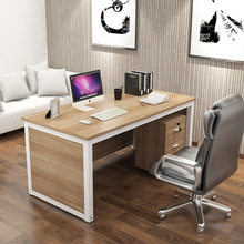 2019 thời trang thép gỗ nội thất văn phòng bàn máy tính công ty bàn nhà viết bàn nhà sản xuất tùy chỉnh bán buôn Bàn