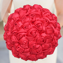 phù dâu Bó hoa cung wifelai handmade băng cô dâu dài hạn giữ hoa 18 cm W223 Cầm hoa