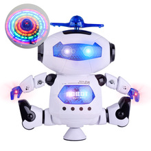 Bán chạy nhất cho trẻ em robot nhảy điện sáng nhạc Đồ chơi robot nhảy múa ánh sáng hồng ngoại Mô hình robot