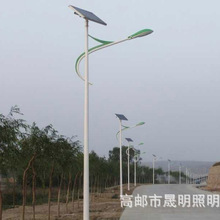Xây dựng nông thôn mới 6 m 12 m cực đèn đường năng lượng mặt trời Đường chiếu sáng