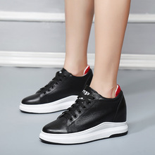 Giày da mới tăng giày nữ phiên bản Hàn Quốc của giày trắng hoang dã Giày thể thao nữ thấp giày đơn W17119-1 Giày tuyết nữ