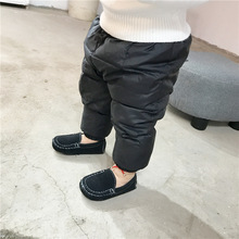 2018 phiên bản Hàn Quốc cho bé sơ sinh cạp cao thiết kế bụng xuống quần ấm quần Xuống quần