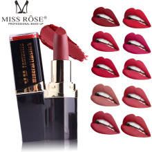 MISS ROSE Matte Matte Lipstick Square Tube Dry Lipstick Cream Makeup Cosmetics AliExpress Hot Son môi