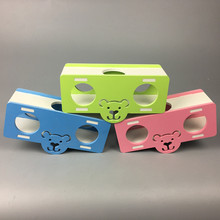 Hamster đồ chơi nghiêng màu trụ xi lanh bập bênh cung cấp DIY đồ chơi bằng gỗ hamster cung cấp nghiêng xi lanh Hamster đồ chơi