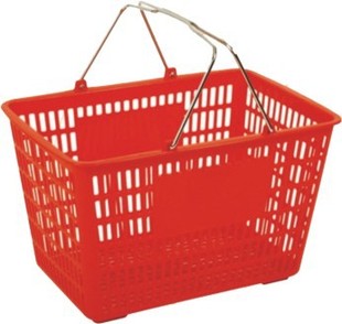 超市篮四川成都生产厂家直销批发零售塑料塑胶箱手提篮塑胶收纳篮
