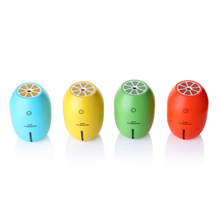 新款迷你柠檬夜灯加湿器  创意空气净化器USB智能空气加湿器家用