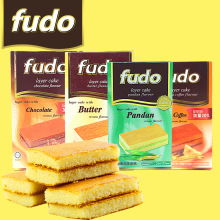 Malaysia nhập khẩu thực phẩm ăn nhẹ Bánh Fudo Fudo dinh dưỡng ăn sáng bánh ngọt đóng hộp 108g Bánh ngọt phương Tây
