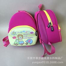 Các nhà sản xuất bán vật liệu lặn túi đi học mẫu giáo túi trẻ em Túi đi học phiên bản Hàn Quốc của túi đi học Vải lặn