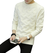 Thời trang thu đông 2018 thanh niên Hàn Quốc dày nam sinh viên áo len chạm đáy áo len bán buôn AL9025 Áo len