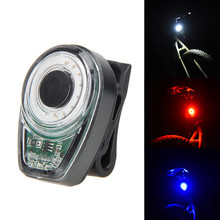 Cảnh báo thông minh Machfally USB sạc đêm đi xe đạp leo núi phía sau đèn hậu ba lô ánh sáng BK200 Đèn xe đạp