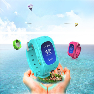 厂家Q40短信版中英文款外贸礼品儿童手表 智能手表定位电话监听