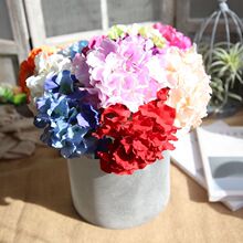 Hydrangea hoa nhân tạo nhà máy trang trí nhà đầu cái mũ cưới dẫn đường hoa tường cầm hoa hoa giả MW07356 Cầm hoa